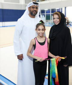 This Emirati couple is on a mission to make their daughter a champion in rhythmic gymnastics